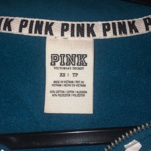 PINK Victoria's Secret Tops - blue PINK sweatshirt. Never worn PINK Victoria's Secret Tops - blue PINK sweatshirt. Never worn